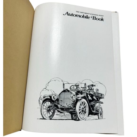 The Automobile Book by The Saturday Evening Post, Antique Vintage Art 1979 HB - Picture 6 of 11